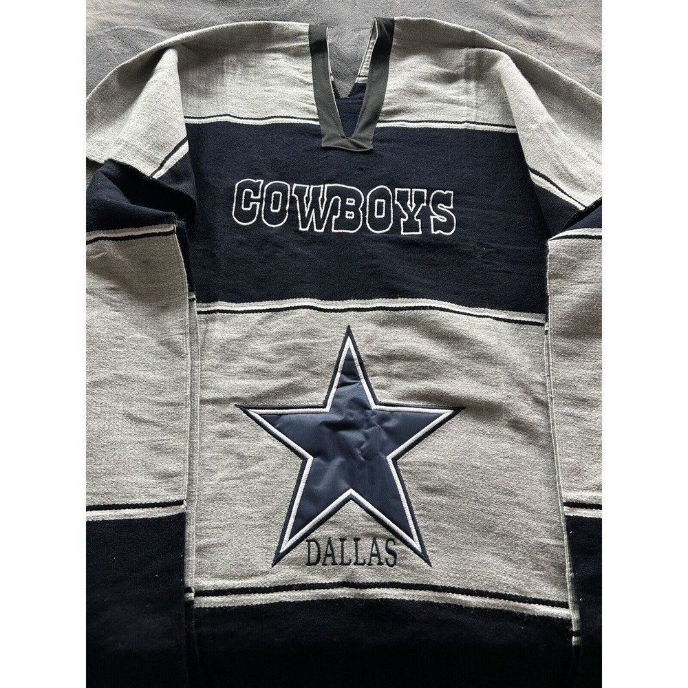 NFL‎ Poncho Dallas Cowboys Acrylic Cotton/ NWT
